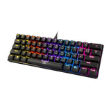 Ant Esports MK1200 Mini Wired Mechanical Gaming Keyboard with RGB Backlit Lighting with 60% Compact Form Factor - Outemu Red Switch