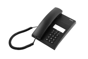 Beetel B80 Corded Landline Phone Ringer Volume Control, Wall Desk Mountable, Classic Design, Clear Call Quality, Mute Pause Flash Redial Function Black