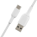 Belkin Type C to USB-A Cable White