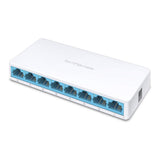 Mercusys MS108 8-Port 10/100Mbps Desktop Switch  RJ45 Ports  auto MDI MDIX Supported  Plug and Play  Sleek,Ultra-Compact Design  Expand Ethernet Network
