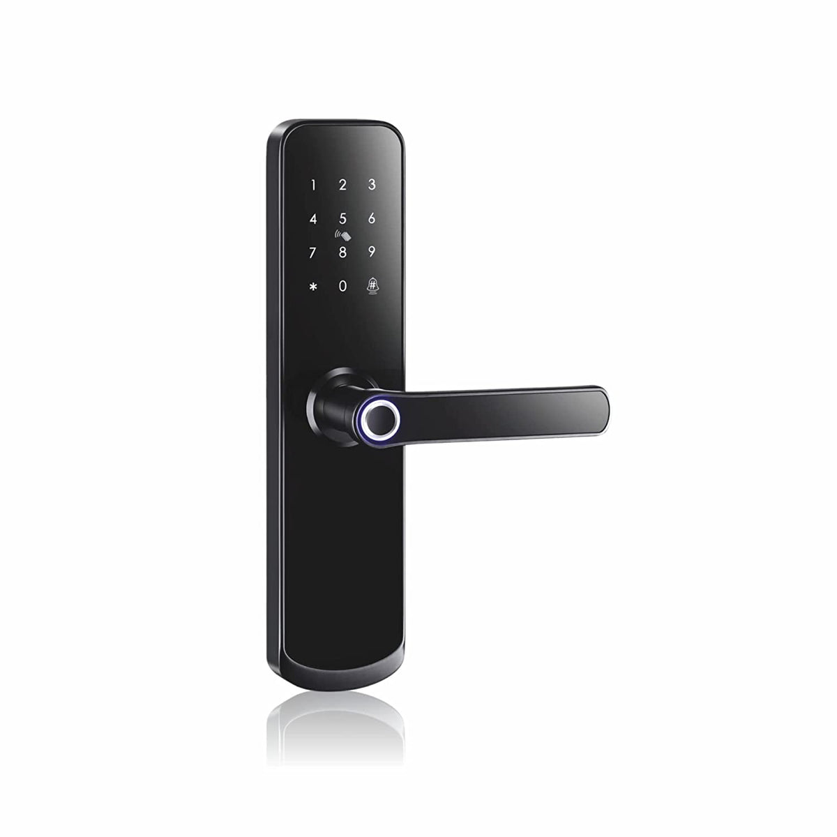 Ozone Smart Door Digital Lock with Doorbell OZ-FDL-04-Std, Black Biome ...