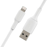 Belkin Apple  Lightning to USB Charge and Sync Cable for iPhone, iPad, Air Pods,  1 meters White