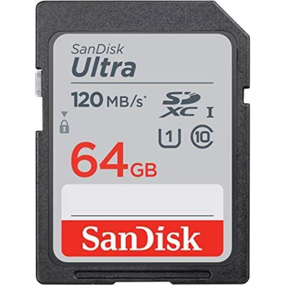 SanDisk Ultra SD Card 64GB 120MB/s