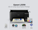 Epson EcoTank L3250 Wi-Fi All-in-One Ink Tank Printer Black, ‎37.5 x 34.7 x 17.9