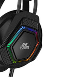 Ant Esports H560 RGB LED Gaming Headset for PC PS5 PS4  Xbox One Nintendo Switch, Mac, Over-Ear Headphones with Mic
