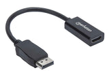 Manhattan DisplayPort to HDMI Adapter DisplayPort Male to HDMI Female, 1080p, Black