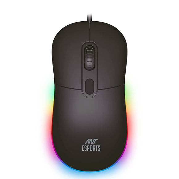 Ant Esports GM40 Wired Optical Gaming Mouse with RGB LED Black BROOT COMPUSOFT LLP JAIPUR 