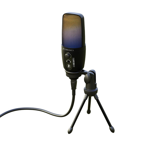 Zebronics Zeb-Lucid RGB Gaming-Tripod Condenser Microphone BROOT COMPUSOFT LLP JAIPUR
