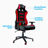 ZEBRONICS ZEB-GC3000 Premium Gaming Chair with RGB Lights,