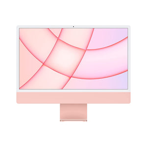 Apple iMac with 4.5K Retina Display 24-inch 60.96 cm, Apple M1 chip with 8‑core CPU and 8‑core GPU, 8GB RAM, 512GB - Pink   MGPN3HN/A
