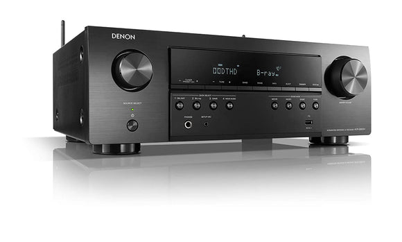 Denon AVR-S650H Audio Video Receiver, 5.2 Channel (150W X 5) 4K UHD Home Theater Surround Sound  Music Streaming  Wi-Fi, Bluetooth, AirPlay 2, Alexa, HEOS Built-in  eARC and Upgraded HDCP