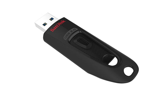 SanDisk Ultra USB 3.0 Flash Drive, CZ48 256GB, USB3.0, Black,