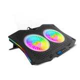 ZEBRONICS Zeb- NC9000 Laptop Cooling pad with Dual 110mm Fan, Multi-Color BROOT COMPUSOFT LLP JAIPUR