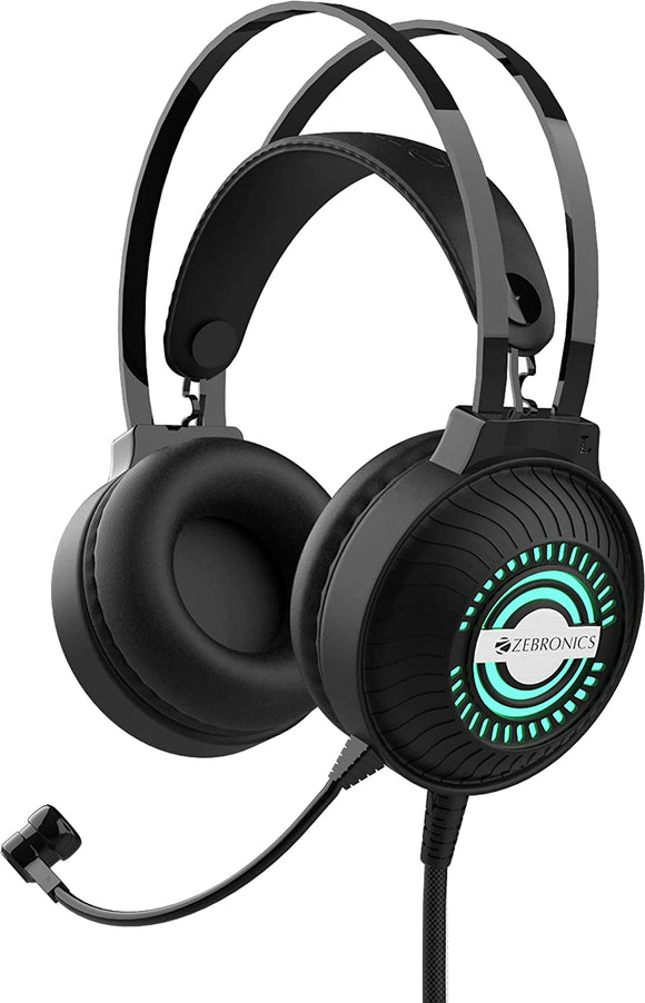 Zebronics Zeb-Iron Head Wired Over Ear Headphones with Mic Black BROOT COMPUSOFT LLP JAIPUR