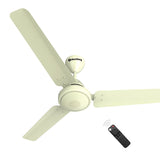 Atomberg Efficio Energy Saving 5 Star Rated 1200 mm 1200 mm BLDC Motor with Remote 3 Blade Ceiling Fan  Ivory