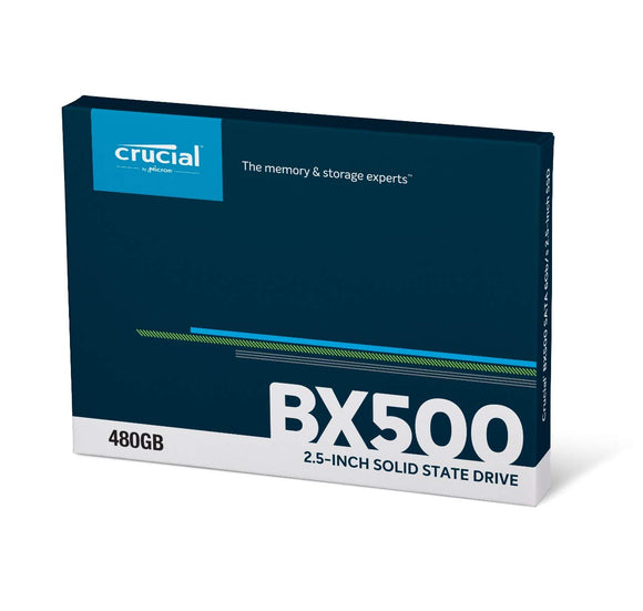 Crucial BX500 480GB 3D NAND SATA 2.5-inch 6.3 cm SSD CT480BX500SSD1