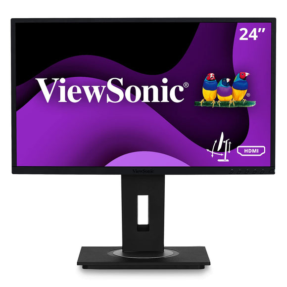 ViewSonic VG2448 24-inch Super Clear IPS Full HD Monitor Black
