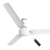 Atomberg Efficio Energy Saving 5 Star Rated 1200 mm 1200 mm BLDC Motor with Remote 3 Blade Ceiling Fan White