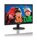 PHILIPS 193V5LSB2/94 18.5" Smart Control Monitor with TFT LCD Display VGA Port, 5 ms Response Time, Full HD, Free Sync, 60Hz Refresh Rate, Adjustable Stand, VESA Mountable, Flicker Free