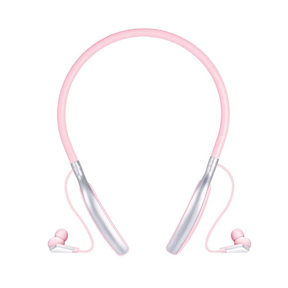 Fingers Miss World Wireless Bluetooth Earphone  with Mic Blush Pink