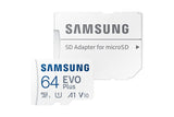 Samsung Micro SDXC Memory Card With SD Adapter 64GB EVO PLUS MB MC64KA/IN BROOT  COMPUSOFT LLP JAIPUR 
