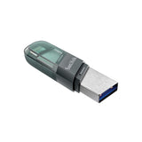 SanDisk iXpand, USB 3.0 Flash Drive Flip 32GB, for iOS and Windows, Metalic