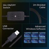ZEBRONICS Crusher USB Gaming Headphone with Advanced Software BROOT COMPUSOFT LLP JAIPUR