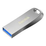 SanDisk Ultra Luxe USB 3.1 Flash Drive 64GB, Upto 150MB/s, All Metal, Metallic Silver CZ74