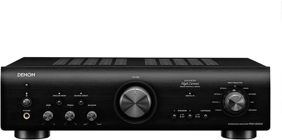 Denon PMA-800NE Stereo Integrated Amplifier  Up to 85W x 2 Channels  Built-In Phono Pre-Amp Analog Mode  Advanced High Current Power, Black