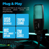 ZEBRONICS Zeb-Lucid RGB Gaming-Tripod Condenser Microphone BROOT COMPUSOFT LLP JAIPUR