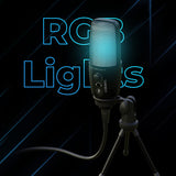 ZEBRONICS Zeb-Lucid RGB Gaming-Tripod Condenser Microphone