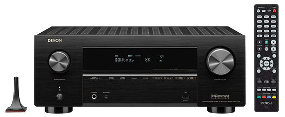 Denon AVC-X3700H 8K Ultra HD 9.2 Channel (105Watt X 9) AV Receiver 2020 Model - 3D Audio & Video with IMAX Enhanced, Built for Gaming, Music Streaming, Alexa  HEOS