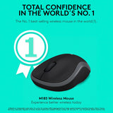 Logitech M185 Wireless Mouse, 2.4GHz with USB Mini Receiver BROOT COMPUSOFT LLP JAIPUR