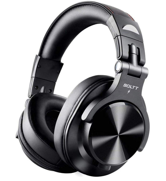 Fire-Boltt Blast BH1400 Over -Ear Bluetooth Wireless Headphones with 25H Playtime, Thumping Bass, Lightweight Foldable Compact Design with Google/Siri Voice Assistance