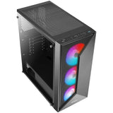 Antec NX320 Mid Tower Gaming Cabinet Computer Case Support ATX, M-ATX, ITX  3 x 120mm ARGB Fans in Front