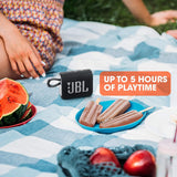 JBL Go 3, Wireless Ultra Portable Bluetooth Speaker,Without Mic, Black