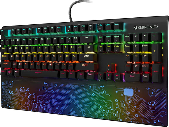 Zebronics Zeb-MAX Chroma Wired Mechanical Gaming Keyboard BROOT COMPUSOFT LLP JAIPUR 