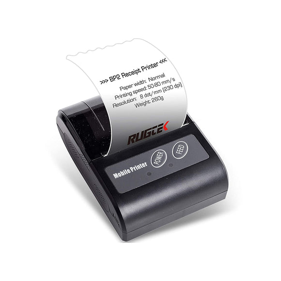 Rugtek BP02 Mobile Bluetooth Printer