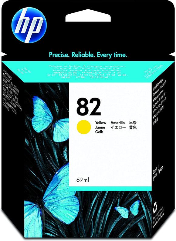 HP Ink Cartridge 82 Yellow Ink C4913A