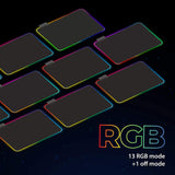 Zebronics Zeb-Blaze RGB Gaming Mouse Pad  350x250mm