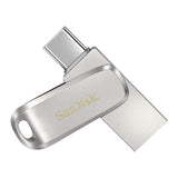 SanDisk Ultra Dual Drive Luxe USB Type C 1TB Flash Drive Silver SDDDC4 BROOT COMPUSOFT LLP JAIPUR