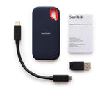Sandisk Extreme Portable SSD 1TB  550MB/s read speeds let you move hi-res photos and videos fast