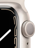 Apple Watch Series 7 GPS, 41mm Starlight Aluminum Case with Starlight Sport Band - Regular   MKMY3HN/A