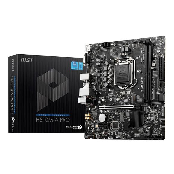 MSI Motherboard 510 H510M A PRO   H510M-A PRO