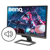 BenQ EW2780Q 27-Inch 2K QHD HDRi Entertainment Monitor, IPS, HDMI, DP, 2560x1440, sRGB 99%, Built-in Speakers, Anti-Glare, Flicker-Free, Bezel-Less, ePaper Mode, B.I.+, Eye-Care