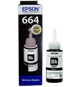 Epson Original Cartridge Ink Bottle 664 Black - BROOT COMPUSOFT LLP