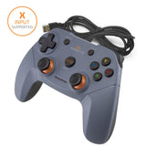 Amkette Evo Elite Wired Gamepad For PC/Laptop & PS3, With Dual Vibration Rumble Effect & Two Thumb Sticks (Concrete Grey) - BROOT COMPUSOFT LLP
