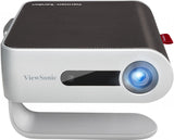 ViewSonic M1+_G2 Portable Smart Wi-Fi Projector with Dual Harman Kardon Bluetooth Speakers HDMI USB Type C and Built-in Battery
