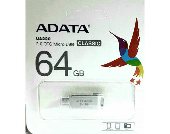 Adata Pendrive 64 GB 2.0 OTG Micro USB  UA220/64GB