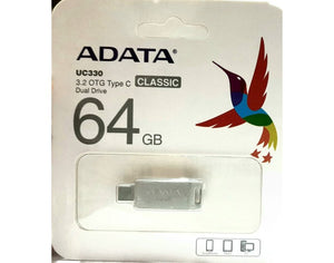 Adata Pendrive 64 GB 3.2 OTG TYPE C  UC330/64GB